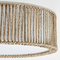 TRUBBRUFSE Ceiling lamp, sedge, 45 cm
