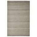 TIDTABELL Rug, flatwoven, grey, 133x195 cm