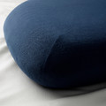 TÖCKENFLY Pillowcase for ergonomic pillow, dark blue, 29x43 cm