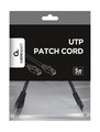 Gembird CAT 5e UTP Patch Cord, black, 0.25m