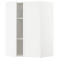 METOD Wall cabinet with shelves/2 doors, white/Veddinge white, 60x80 cm