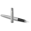 Parker Gift Set Jotter Steel CT - Fountain Pen & Ballpoint Pen