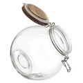 Elegant Storage Jar with Acacia Lid