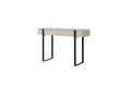 Modern Console Table Dresser Dressing Table Verica, cashmere/black legs