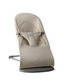 BABYBJÖRN Bouncer Balance Soft Woven/Jersey Tri Fabric, Sand Grey