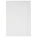 Paper Folder with Elastic Band A4 300g, white, 25pcs