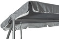 Large Garden Swing Seat Bed 2in1, grey