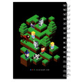 Spiral Notebook Pixel Game A5