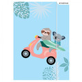 Document File Folder with Elastic Band A4 1pc Koala, assorted patterns