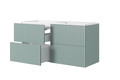 Wall-mounted Wash-basin Cabinet MDF Nicole 60cm, sage