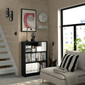 BILLY Bookcase, black oak effect, 80x28x106 cm