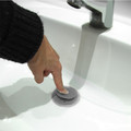 Flexible Sink and Basin Plug, white