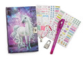Toys Inn Diary Magic Light Unicorn with Secret Pen 6+