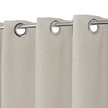 GoodHome Curtain Jacquard 140 x 260 cm, birch