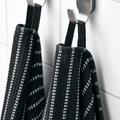 BROKGINST Bath towel, black, 70x140 cm