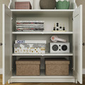 HAUGA Storage combination, white, 244x46x116 cm
