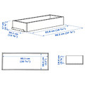 KOMPLEMENT Drawer, white, 100x35 cm