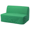 LYCKSELE Cover for 2-seat sofa-bed, Vansbro bright green