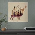 PJÄTTERYD Picture, Deer, 60x60 cm
