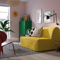 LYCKSELE MURBO 2-seat sofa-bed, Vansbro yellow