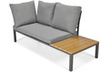 Outdoor Corner Furniture Set LAGOS, grey