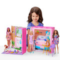 Barbie Getaway House, Doll House Playset HRJ77 3+