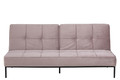 Actona Sofa-Bed Perugia, velvet, pink
