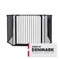 Baby Dan Carl Wide XX outdoor safety gate, black