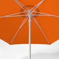 HÖGÖN / IGGÖN Parasol with base, bright orange/dark grey, 270 cm