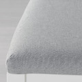 EKEDALEN / EKEDALEN Table and 2 chairs, white, Orrsta light grey