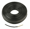 Flat Telephone Cable Stranded Wire 100m, black