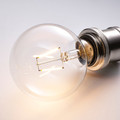 LUNNOM LED bulb E27 150 lumen, globe clear, 95 mm