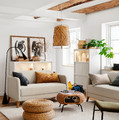 LINANÄS 2-seat sofa, Vissle beige