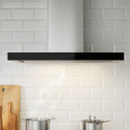 KULINARISK Wall mounted extractor hood, stainless steel, glass
