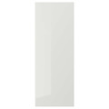 RINGHULT Door, high-gloss light grey, 30x80 cm