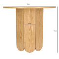 Dining Table Puro 90cm, natural oak