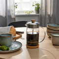 IKEA 365+ Coffee/tea maker, clear glass/stainless steel, 1 l