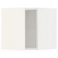 METOD Wall cabinet, white/Vallstena white, 40x40 cm