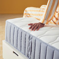 VÅGSTRANDA Mattress, pocket springs, medium firm/light blue, 120x200 cm