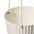 ÄPPELROS Hanging planter, in/outdoor off-white, 12 cm