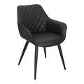 Upholstered Chair Rox, black