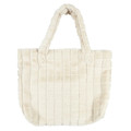 Shopper Bag, faux fur, cream