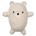 GREJSIMOJS Soft toy, bear/off-white, 38 cm