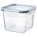 IKEA 365+ Food container with lid, square, plastic, 15x15 cm