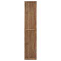 OXBERG Door, brown walnut, 40x192 cm