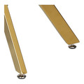 Coffee Table Amber 60cm, transparent/gold