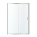 GoodHome Sliding Shower Door Beloya 140 cm, chrome/transparent