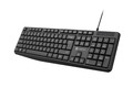 NATEC Keyboard Nautilus US, slim, black