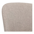 Upholstered Chair Cloe, light grey