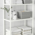 KUGGIS Box, light grey, 18x26x8 cm